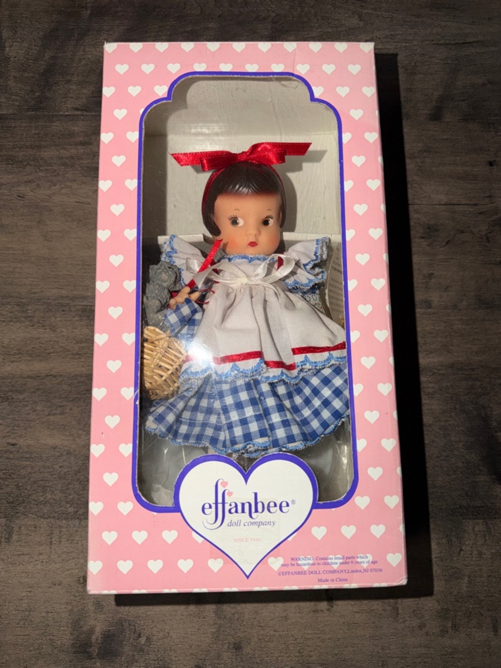 NIB Effanbee Wizard of Oz Vintage Effanb Vintage Patsyette Dorothy Doll w/dog